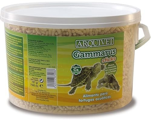Arquivet Gammarus Sticks - Mangime completo per tartarughe acquatiche - 7.500 ml / 785 gr