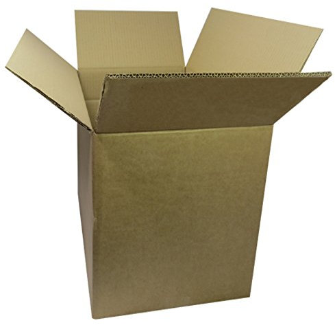 1 Strong Heavy Duty Double Wall Cardboard Box Extra Large Size 24 x 18 x 18 / 610 x 457 x 457mm Thick Packaging Packing House Moving Removal Mailing Shipping Postage Carton