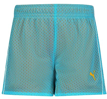 PUMA Flickor aktiv dubbel nätshorts, Snabbare blå, XL