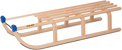 R.P.L. Trading RPL60120 Colint Davos Luge en Bois Beige/Bleu 120 cm