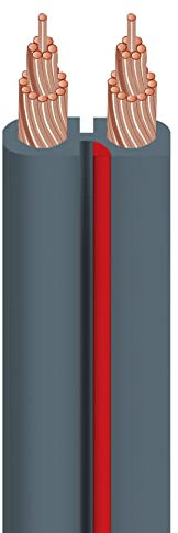 AudioQuest X-2 bulk speaker cable 50' (15.24m) spool - gray jacket 14 AWG