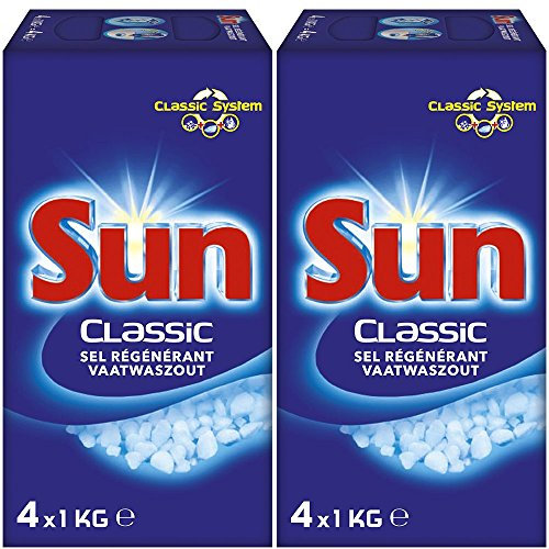 Sun Classic Sel Régénérant Pour Lave-Vaisselle 4kg (lot de 2)