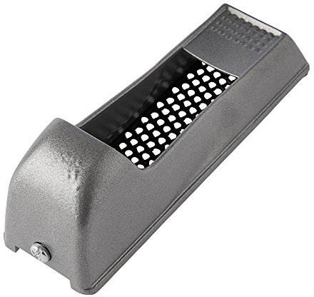 ToolPro Drywall and Ceiling Tile Pocket Rasp - Compact Surform Shaping Tool with Replaceable Carbide Rasp Blade for On-Site Finishing