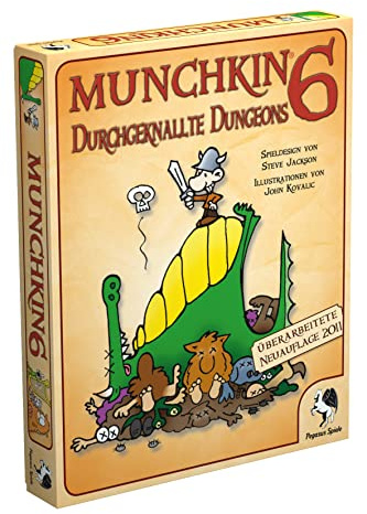 Pegasus Spiele 17216G - Munchkin 6, Durchgeknallte Dungeons
