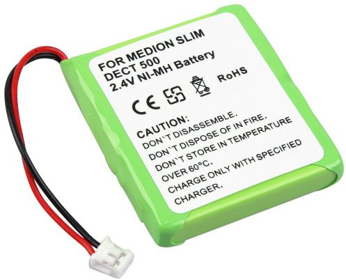 Blechmeki cellePhone Battery Ni-MH for Audioline Slim DECT 500 / Medion MD81877 / T-Com Sinus A201 / AVM Fritz Fon MT-D (Replaced 5M702BMX)
