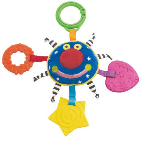 Anneau de dentition et jouet de voyage Whoozit Orbit de Manhattan Toy