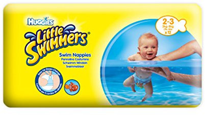Huggies Pannolino Acquatico, Taglia 2/3 - Confezione da 2 Pacchi x 12 Pezzi