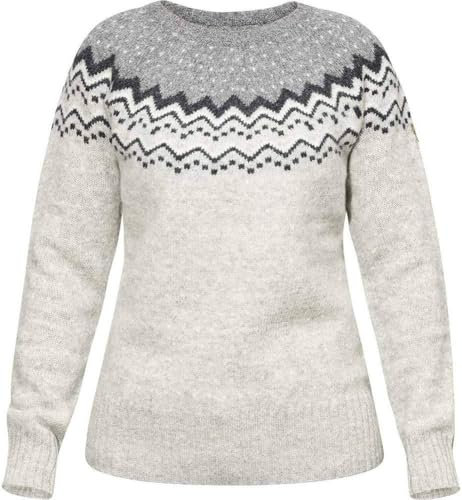 Fjällräven Damen Övik Strickpullover, Grau, Standard-Größe