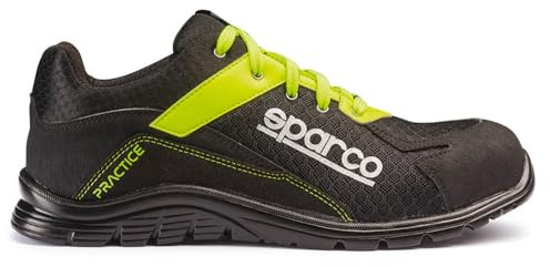 Sparco - Practice Jos ESD S1PL SR FO- Scarpe Antinfortunistiche Uomo Donna - Scarpe da Lavoro Antiscivolo e Resistenti - Calzature di Sicurezza Adatte ad Ogni Condizione di Lavoro - EU 40