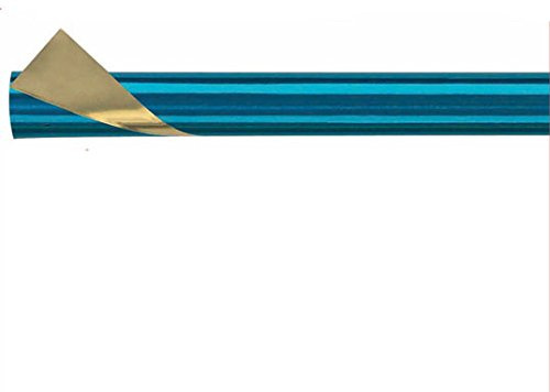 Unbekannt Alu-Bastelfolie, 10m, blau/Gold