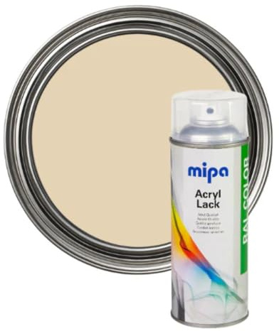 Mipa - Laca acrílica de Color ral del Aerosol del Color ral1015 400ml - Marfil Claro