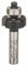 Bosch Professional Zubehör 2 608 628 361 Profilfräser E 8 mm, R1 4 mm, D 20,7 mm, L9 mm, G 53 mm