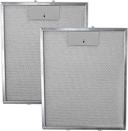 SPARES2GO Metal Mesh Filter for Electrolux Cooker Hood/Kitchen Extractor Fan Vent (Pack of 2 Filters, Silver, 300 x 250 mm)