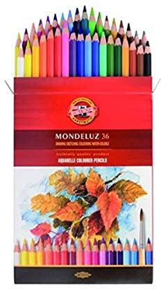 Koh-I-Noor 3719 Aquarellstifte Box 36er in der Faltschachtel