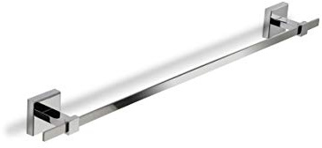 Croydex Flexi-Fix Easy to Fit Cheadle Chrome Plated Square Design Towel Rail