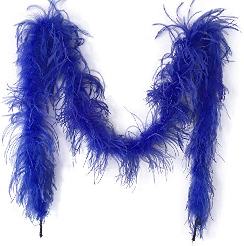 Sowder, Boa in piume di struzzo, lunghezza 182,9 cm, per decorazione di matrimonio/feste, con piume