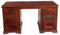 MASSIVMOEBEL24.DE Oxford Schreibtisch Akazie 150x85x76, Farbe:Dunkelbraun lackiert, Größe:150x85x76 cm (BxTxH)