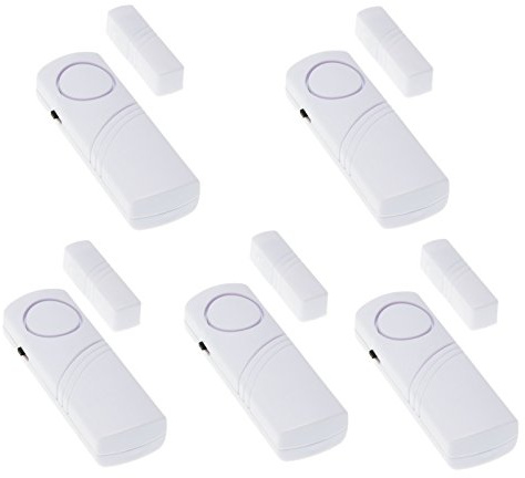 Adapter universum fönster dörr larm system 90 dB ljudtryck siren inbrott skydd set om 5
