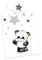 Herding BABY BEST Bettwäsche-Set, Panda, Kopfkissenbezug 40 x 60 cm mit Hoteleinschlag, Bettbezug 100 x 135cm, Mit praktischem Knopfverschluss, 100% Baumwolle/ Flanell