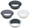 Vital Parts 5 Pack White Desk Cable Tidies, Plastic Desk Grommets, Desk Hole Inserts, Office Cables Organiser, 60mm 65mm 80mm