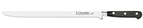 3 CLAVELES Forgé Couteau à Jambon forgé 30 cm, 12 Pouces 51x6,5x1,5 cm Multicolore