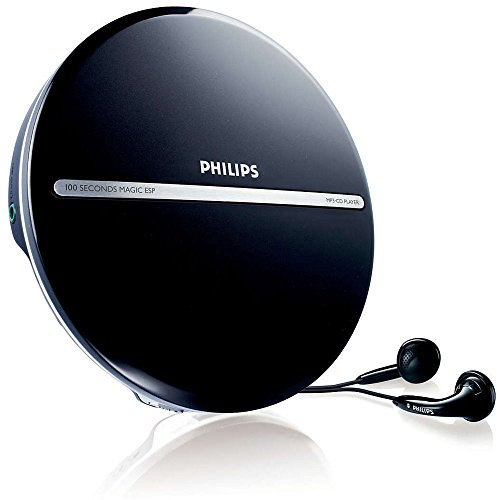 Philips EXP2546/12 - Reproductor CD portátil, Negro