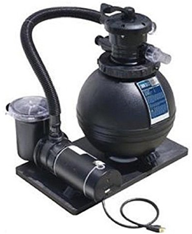 Waterway 5201601 16 Sand Filter System with 0.5HP Pump and Trap