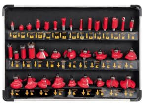 Yato Router Bit Set 36pcs, Modern, Rot, 1kg
