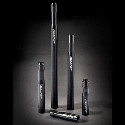 Zipp 48mm Valve Extender for Threaded Presta Valves - Durable Black Alloy, Precision Engineering with Knurled End & 3mm Hex Broach, Compatible with 60/404 Tubes, Easy to Install, Enhanced Seal & Maint