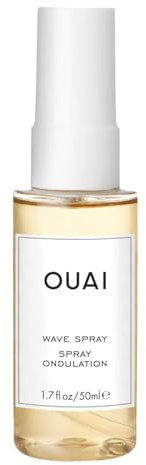 OUAI Wave Spray Travel Size - Texture Spray for Hair with Coconut Oil and Rice Protein - Adds Texture, Volume & Shine for Beach Waves - Paraben Free, Safe for Color & Keratin-Treated Hair - 50ml