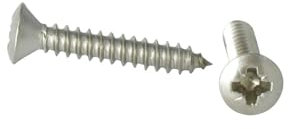VIS TOLE INOX A2 TETE FRAISEE BOMBEE TFB POZI 3.5X25