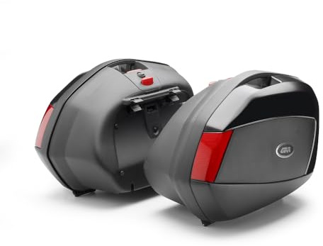 GIVI V35N Monokey Side Baúl Lateral con Cover Negro, Carga Máxima 10 Kg