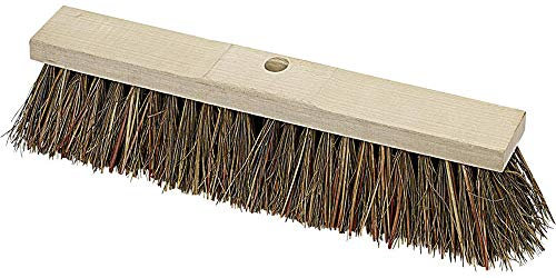 Nölle PROFI BRUSH Escoba de calle para barrer Piassava con agujero para mango madera de silla de montar L.500mm