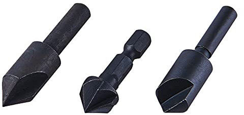 Amtech F0820 3 piece countersink bit set