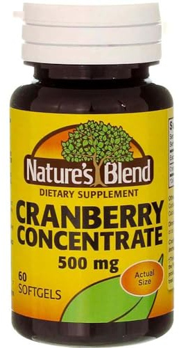 Nature's Blend Cranberry Concentrate 500 mg 60 Sgels