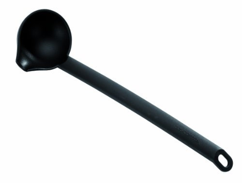 Tescoma 638004 Mestolo per Salsa in nylon, Nero, Linea Space Line
