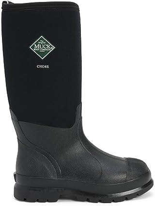 MUCK Men's Chore Classic Work Boot, Black, Size 9(M)