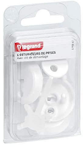 Legrand LEG95841 4 Stöpsel für Steckdose mit Schlüssel