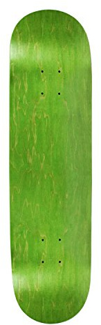 Blank Skateboard Deck - Stained Green - 8.25