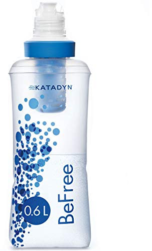 Katadyn BeFree 0,6L Wasserfilter, schneller Durchfluss, 0,1 Mikron EZ Clean Membran für Ausdauersport, Camping und Rucksackreisen