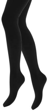 i-Smalls Women's Black Thermal Tights Ultra-Soft 140 Denier 0.5 TOG for Exceptional Warmth and Comfort (L) Black