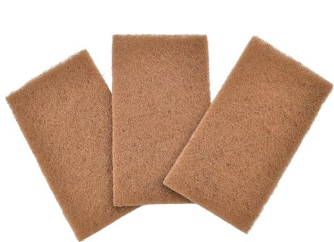 Full Circle Neat Nut Walnut Shell Scouring Pads, Non-Scratch, 3-Pack by Full Circle