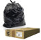 DCS 200 Large Black Bin Bags Heavy Duty for Household Garbage Capacity 80L–Strong Black Refuse Sacks–Bin Liners for Everyday use, Office, Kitchen, Restaurant–Rubbish Garbage Bags 45x72x97cm