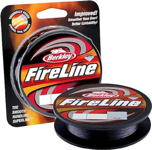 Berkley FireLine Fused Original Geflochtene Schnur, Rauch, 17.5kg | 38lb| 110m