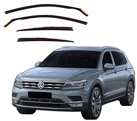 J&J AUTOMOTIVE | Windabweiser Passend Für Allspace 2017-2024, Heko Regenabweiser, Getönt, Set 4-Teilig, Vorne, Hinten, Aerodynamisch