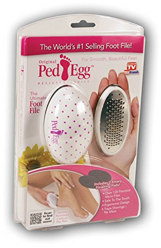 Ped Egg Pedicure Foot File, Colors may vary
