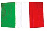 Ciao Drapeau en tissu italien 90 x 150 cm.