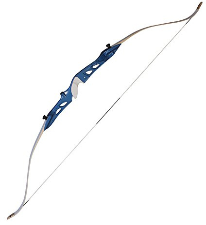 SAS Explorer Metal Riser Takedown Recurve Bow (Blue, 30 Lbs.)
