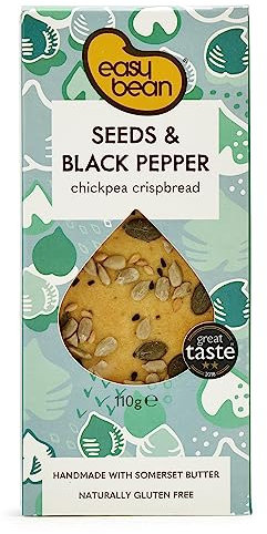 Seeds & Black Pepper Chickpea Crispbread