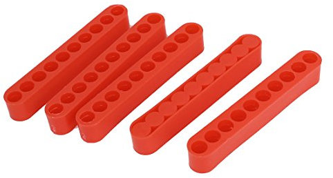 sourcing map 85 mm lang 7 mm Dia 10 Loch Schraubendreher Bithalter Block rot 5 PCS de
